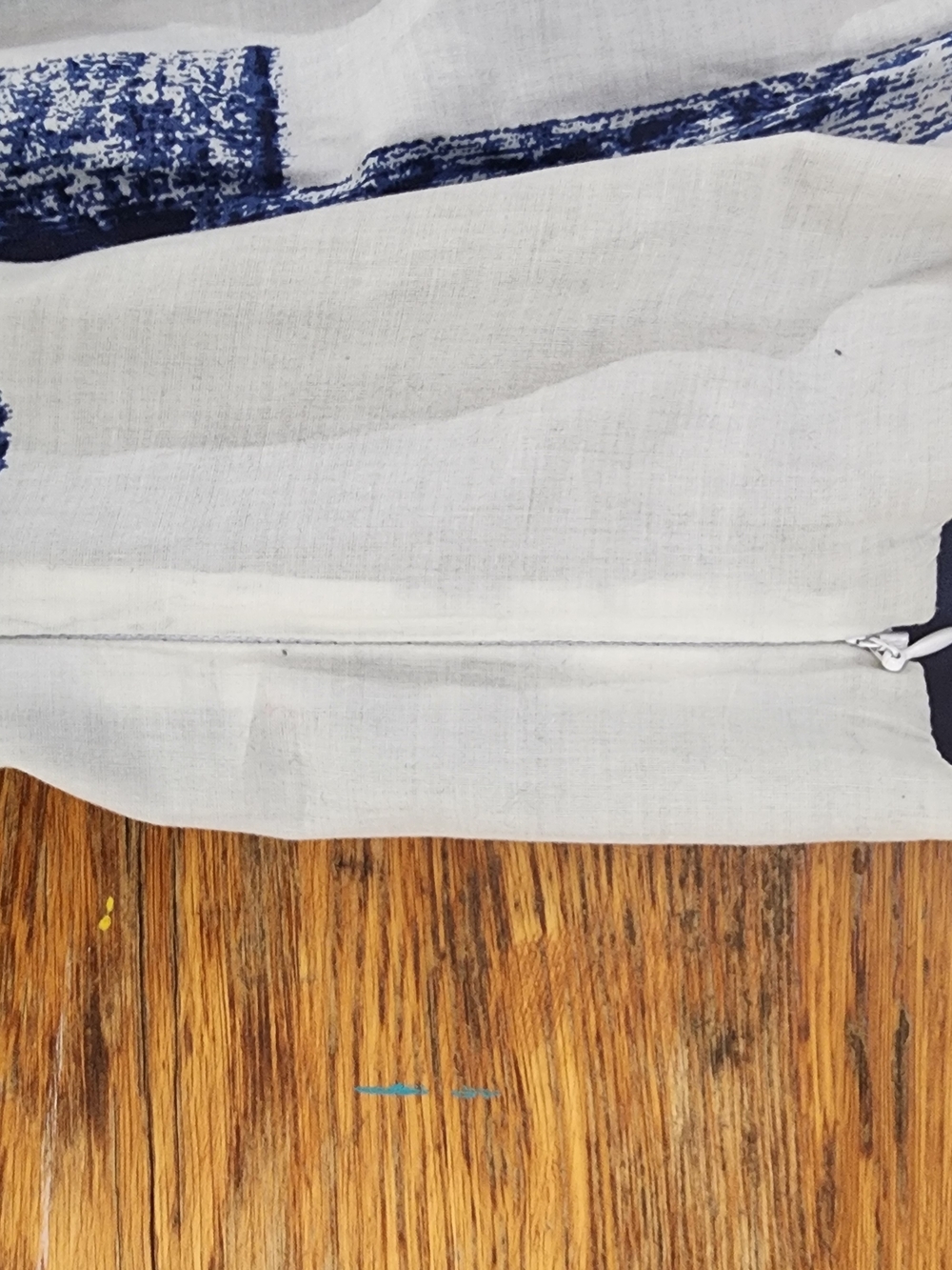 WATERCOLOR Blue & White Tunic - Picture 4 of 4